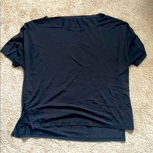 Reebok Black Mesh Crop Top